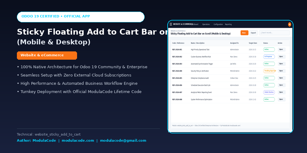 Sticky Floating Add to Cart Bar on Scroll (Mobile & Desktop)