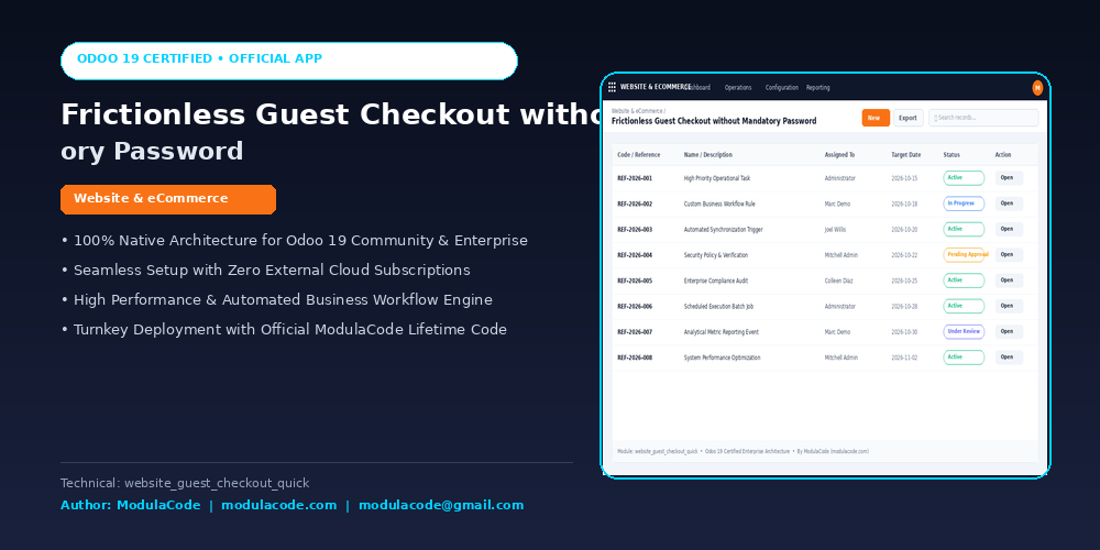 Frictionless Guest Checkout without Mandatory Password