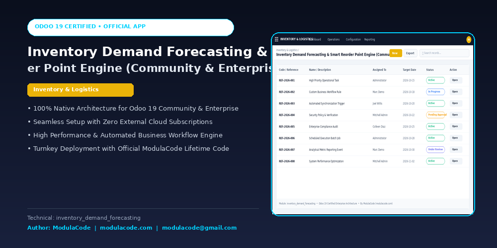 Inventory Demand Forecasting & Smart Reorder Point Engine (Community & Enterprise)