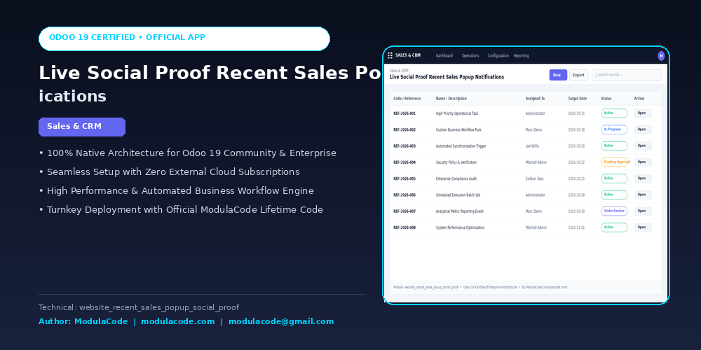 Live Social Proof Recent Sales Popup Notifications